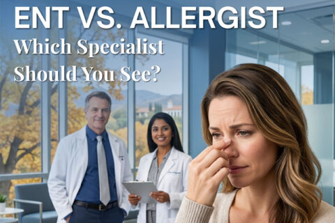 ENT vs Allergist: Which specialist should you see banner.