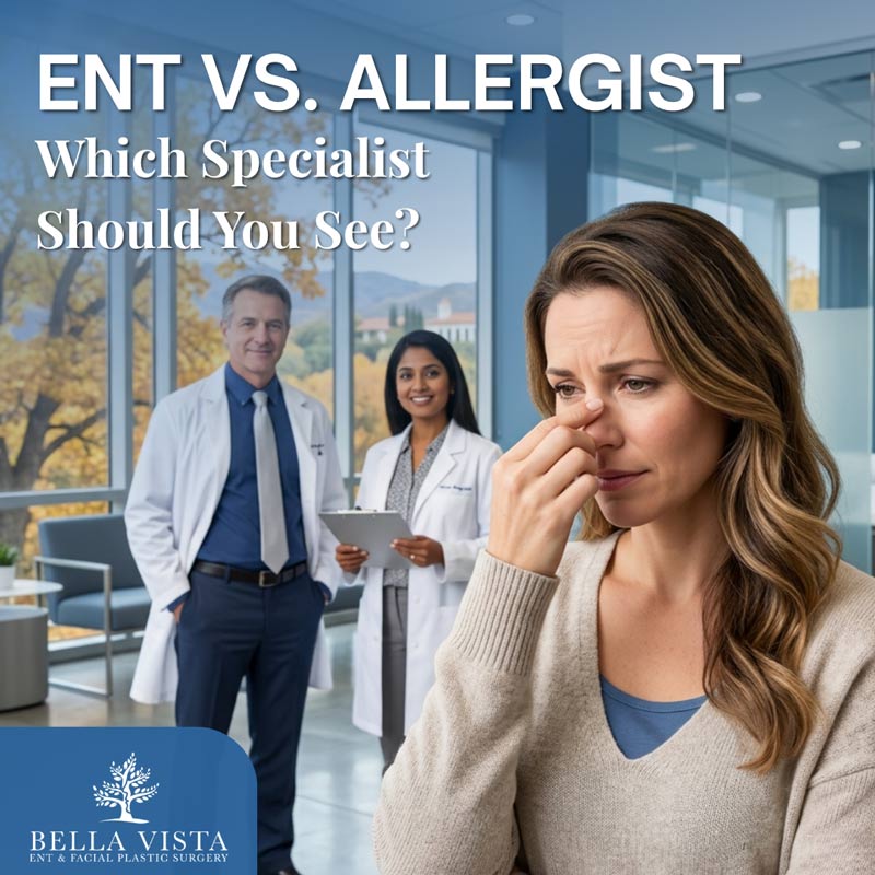 ENT vs Allergist: Which specialist should you see banner.