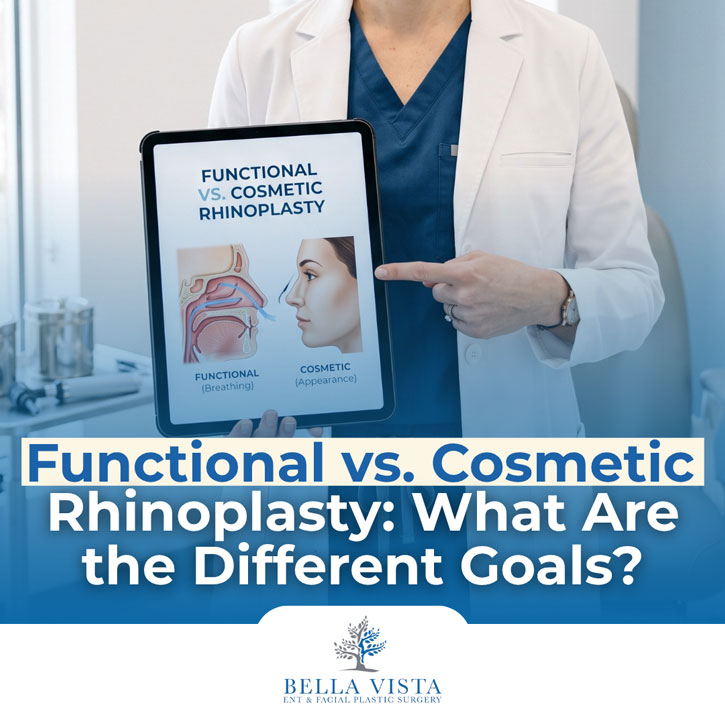Functional vs. Cosmetic Rhinoplasty